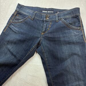 Vintage Miss Sixty Binky Dark Wash Low Rise Skinny Jeans 32 x 31 Italian Denim